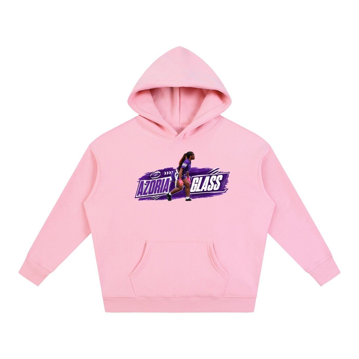 Azoria Glass Oversize Fleeced Hoodie - Image 5