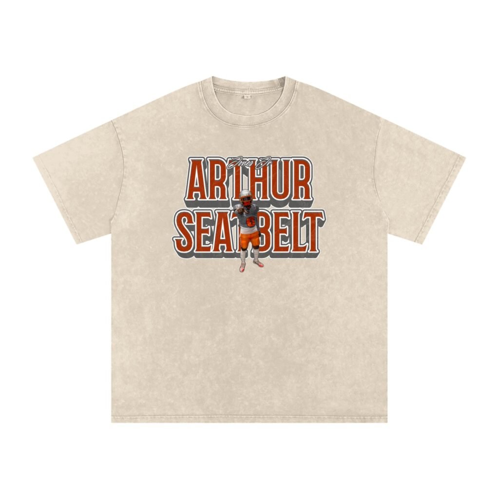 Arthur Seatbelt Jones Snow Washed Oversized TEE