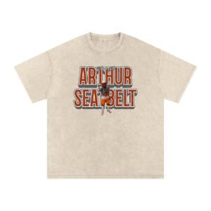 Arthur Seatbelt Jones Snow Washed Oversized TEE - Image 2