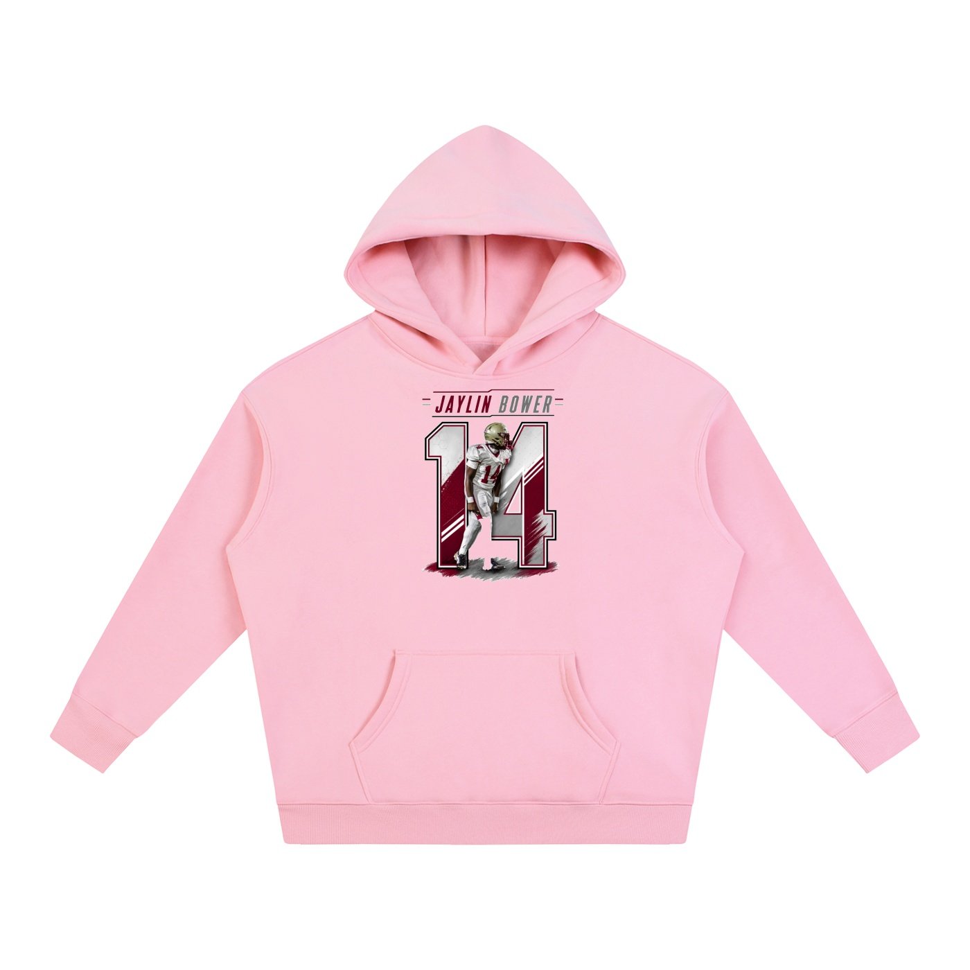 Jaylin Bower Oversize Fleeced Hoodie - Image 5