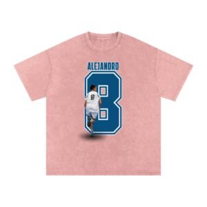 Alejandro Castro Snow Washed Oversized TEE - Image 5