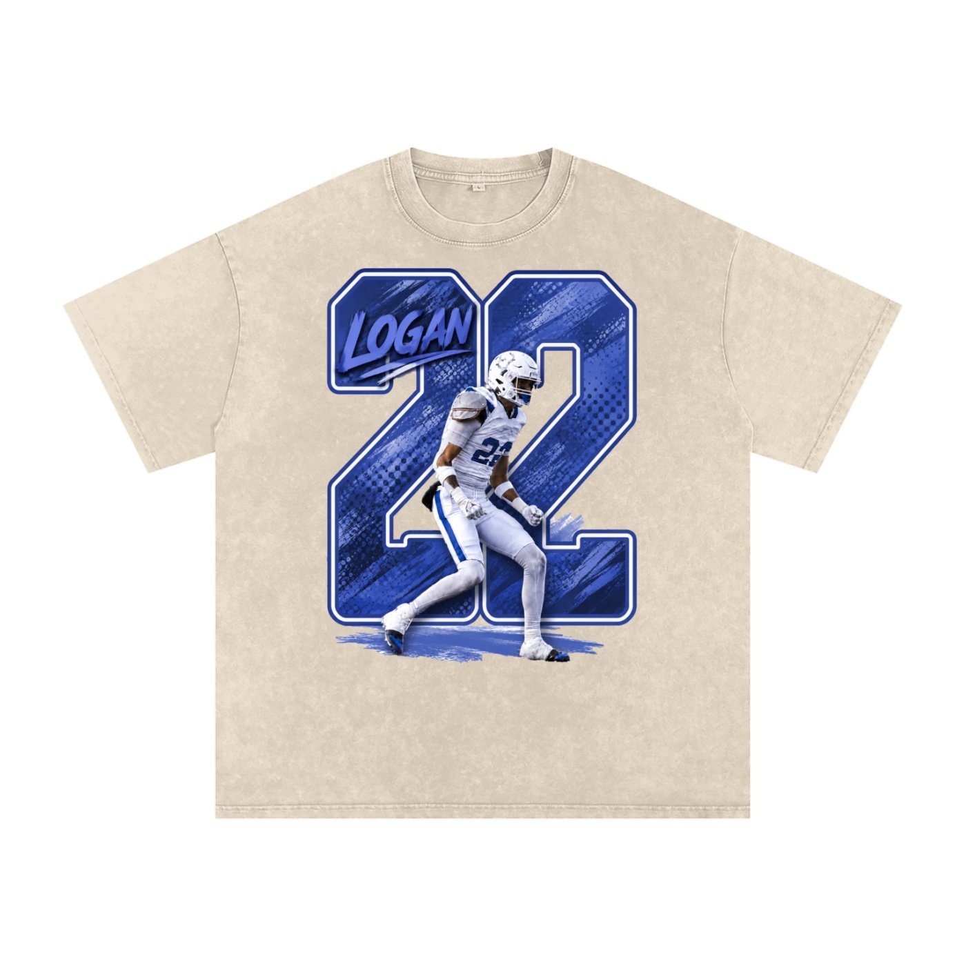 Logan Hartman Snow Washed Oversized TEE - Image 2