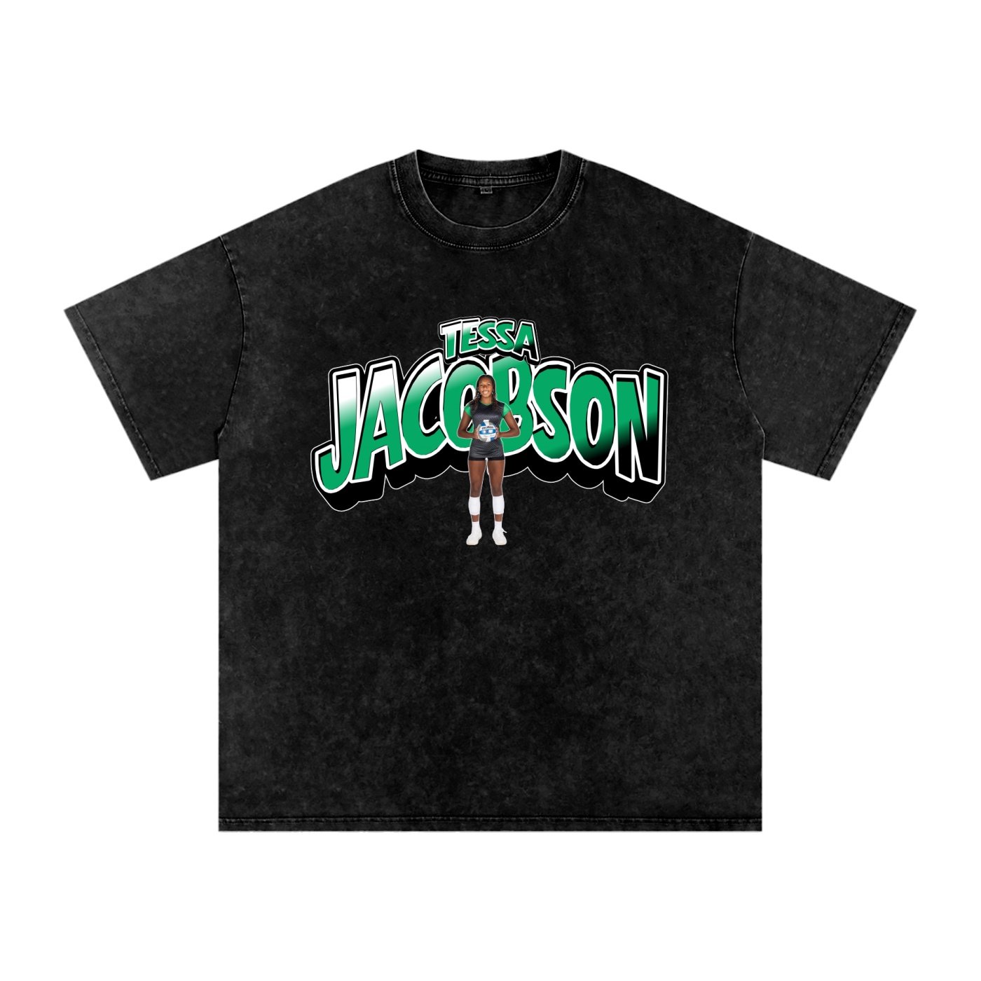 Tessa Jacobson Snow Washed Oversized TEE - Image 1