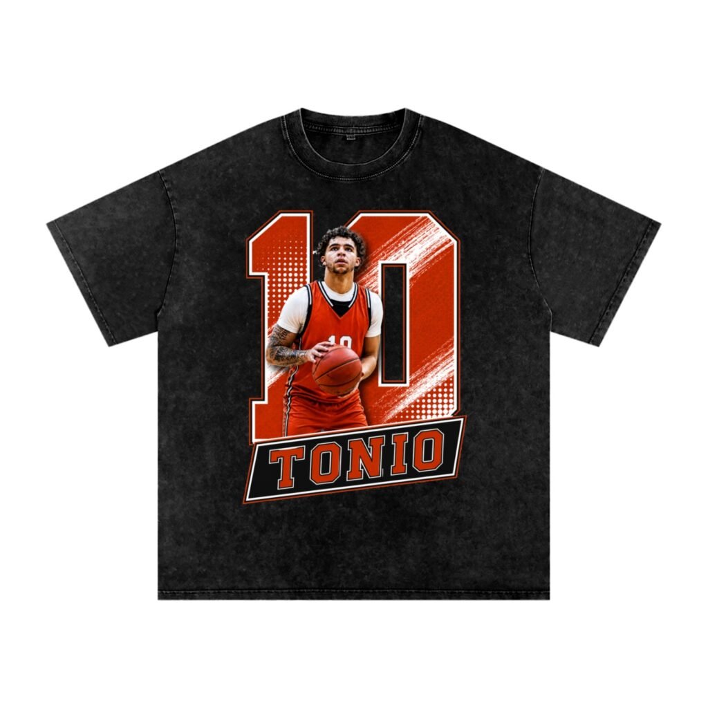Tonio Martinez Snow Washed Oversized TEE