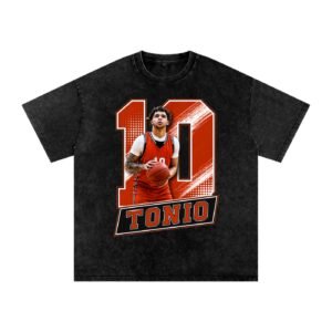 Tonio Martinez Snow Washed Oversized TEE - Image 1