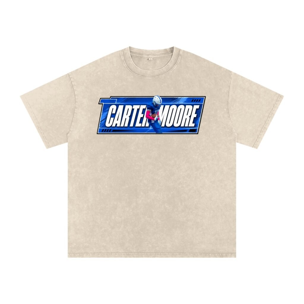 Carter Moore Snow Washed Oversized TEE