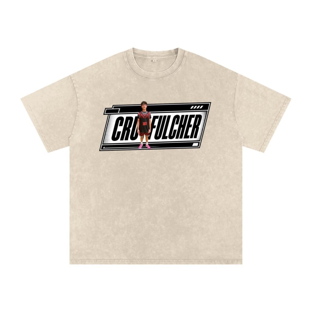 Cru Felcher  Snow Washed Oversized TEE