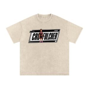 Cru Felcher  Snow Washed Oversized TEE - Image 1
