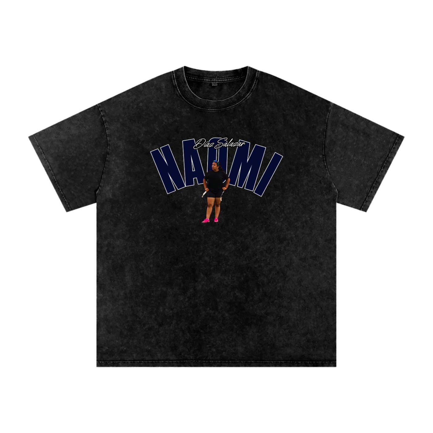Naomi Diaz Salazar Snow Washed Oversized TEE - Image 1