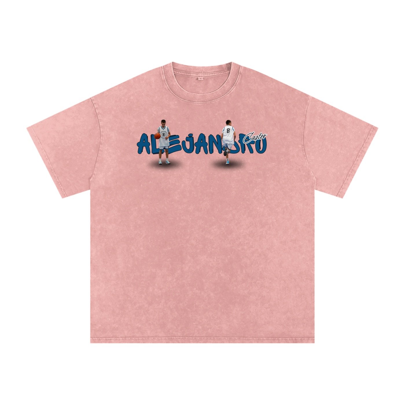 Alejandro Castro Snow Washed Oversized TEE - Image 5