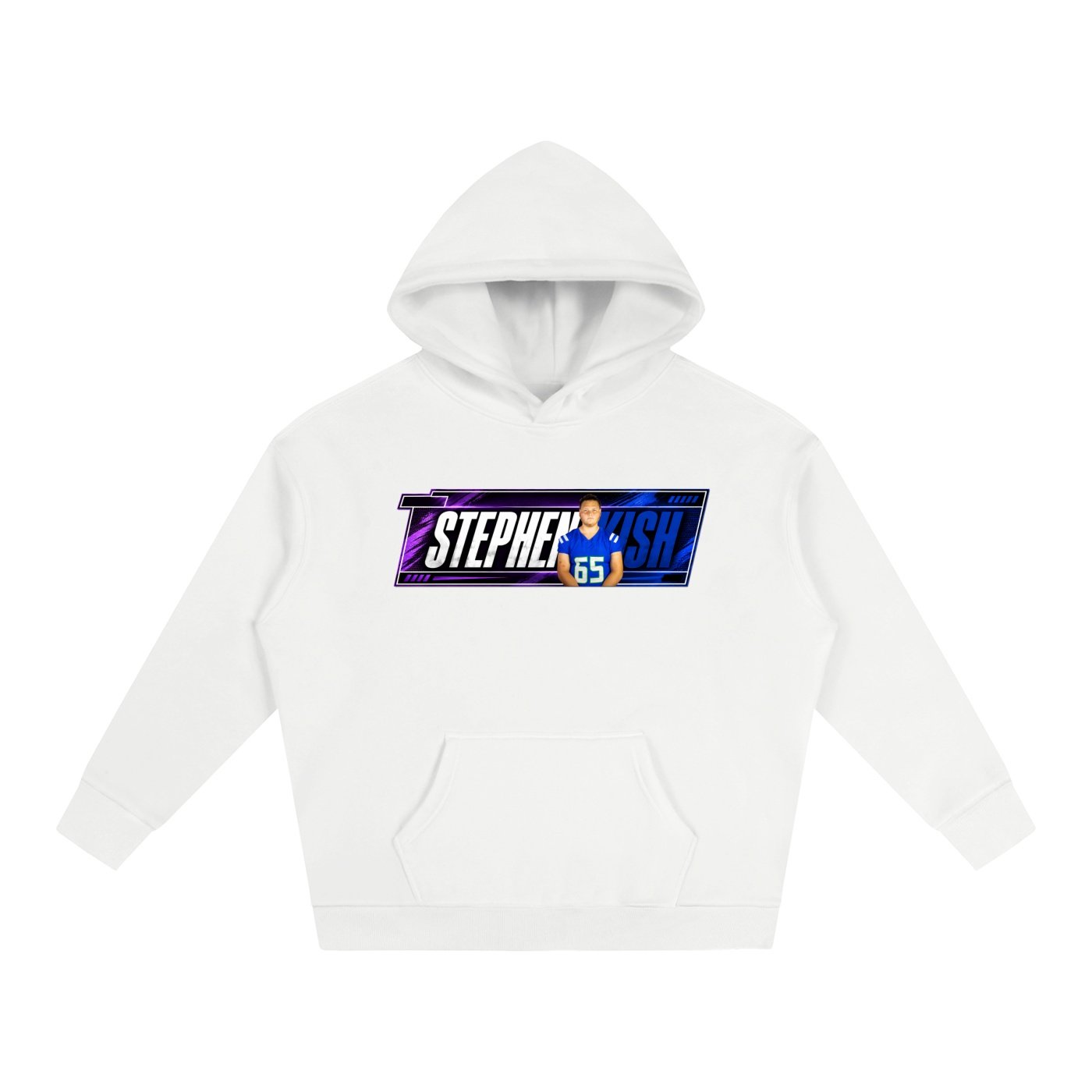 Stephen Kish Oversize Fleeced Hoodie - Image 2