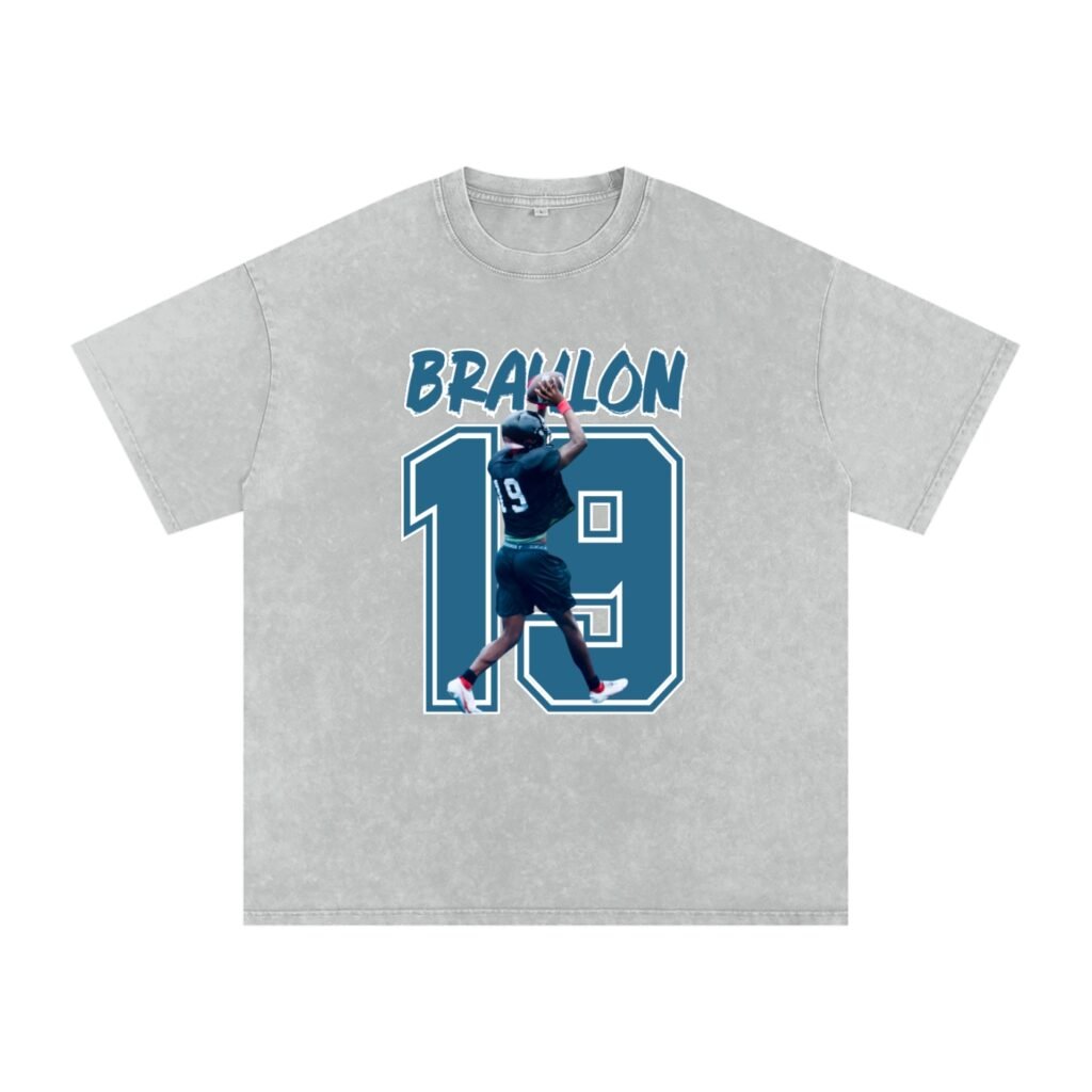 Braylon Snow Washed Oversized TEE