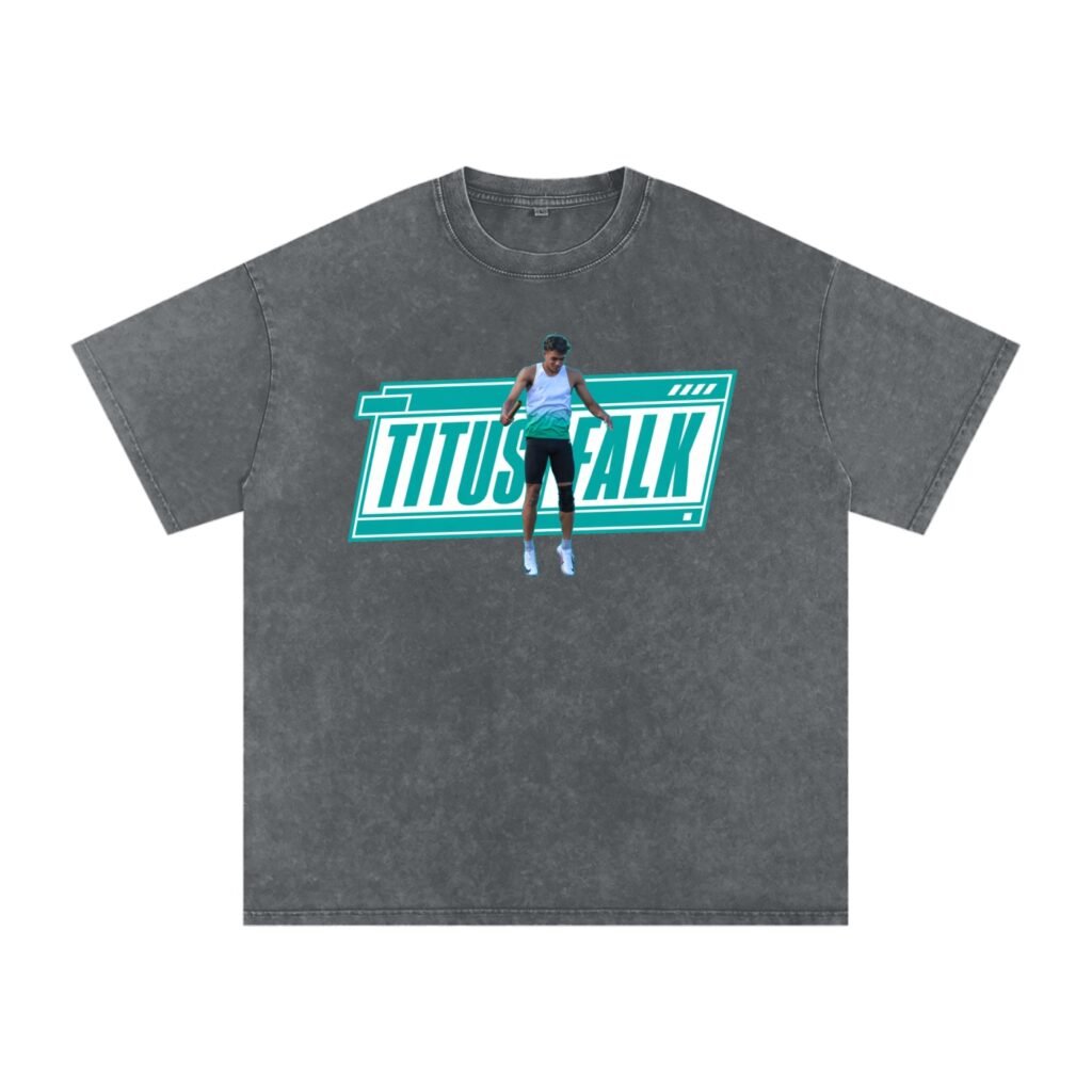 Titus Falk Snow Washed Oversized TEE