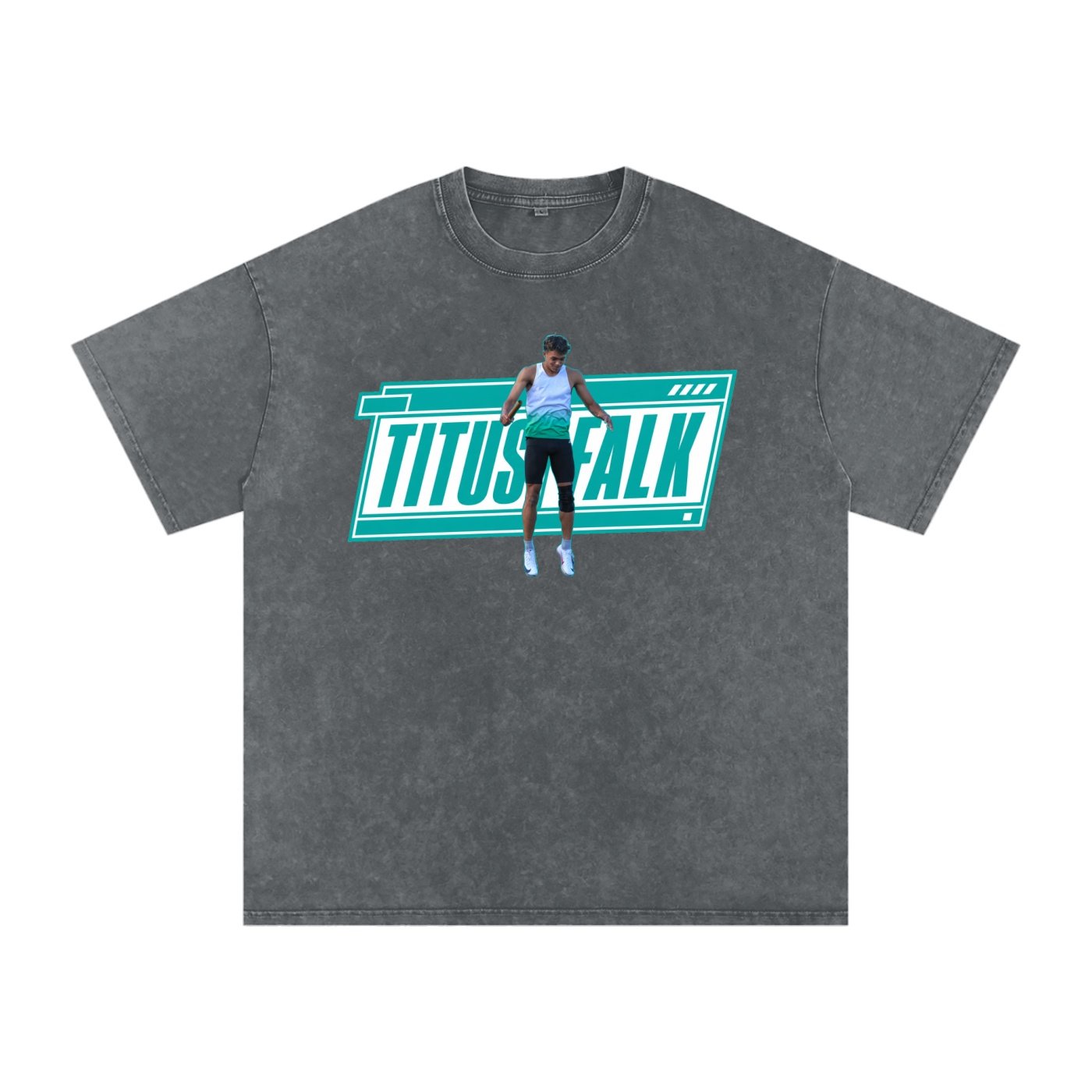 Titus Falk Snow Washed Oversized TEE - Image 4