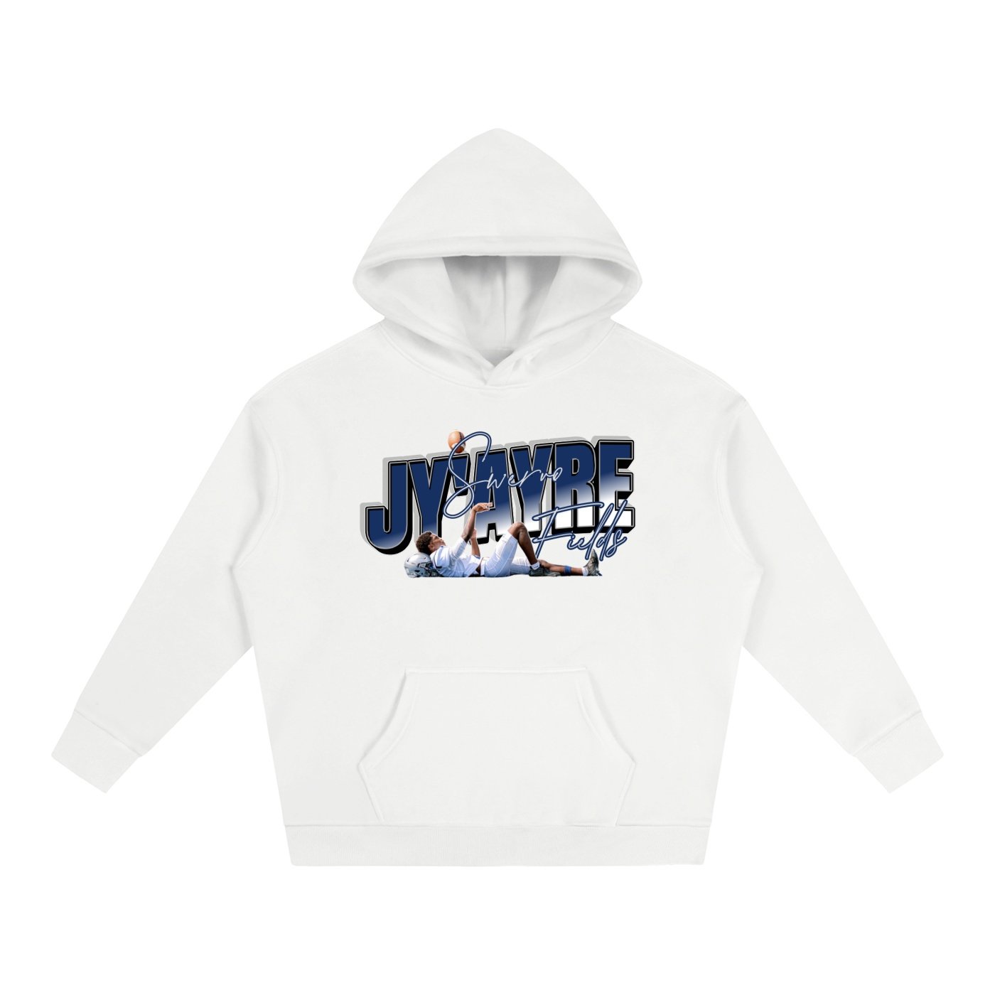 Jy'ayre Fields Oversize Fleeced Hoodie - Image 2