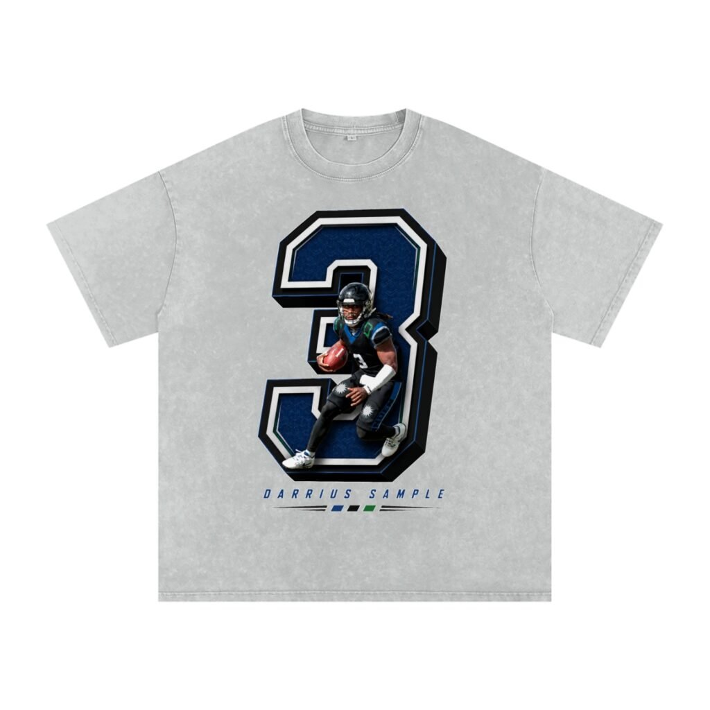 Darrius Sample Snow Washed Oversized TEE
