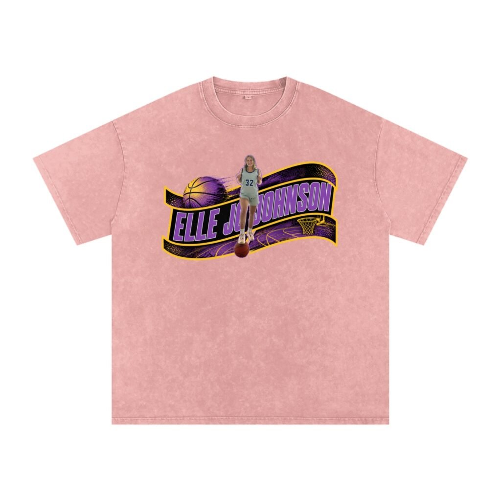 Elle Jo Johnson Snow Washed Oversized TEE