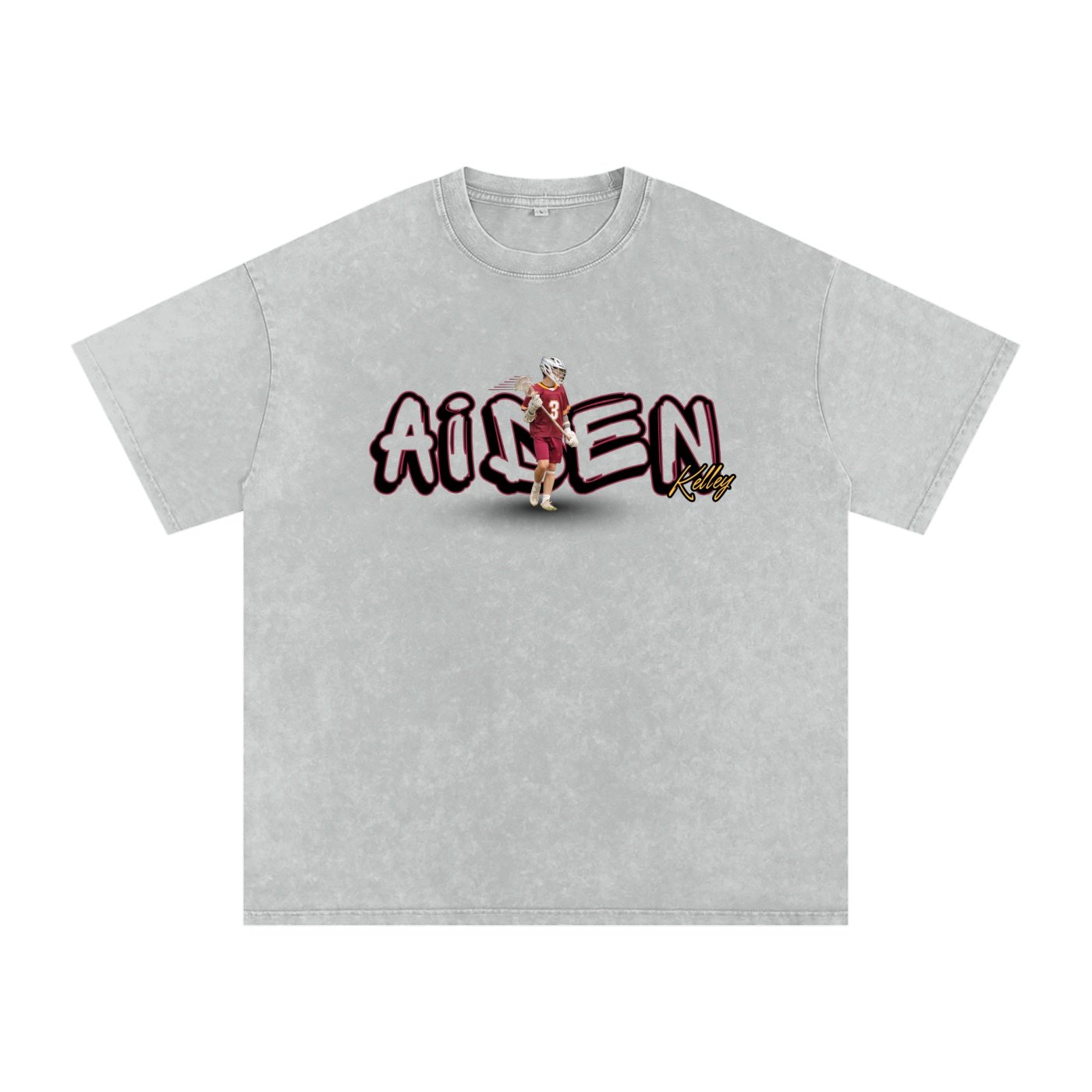 Aiden Kelley Snow Washed Oversized TEE - Image 3