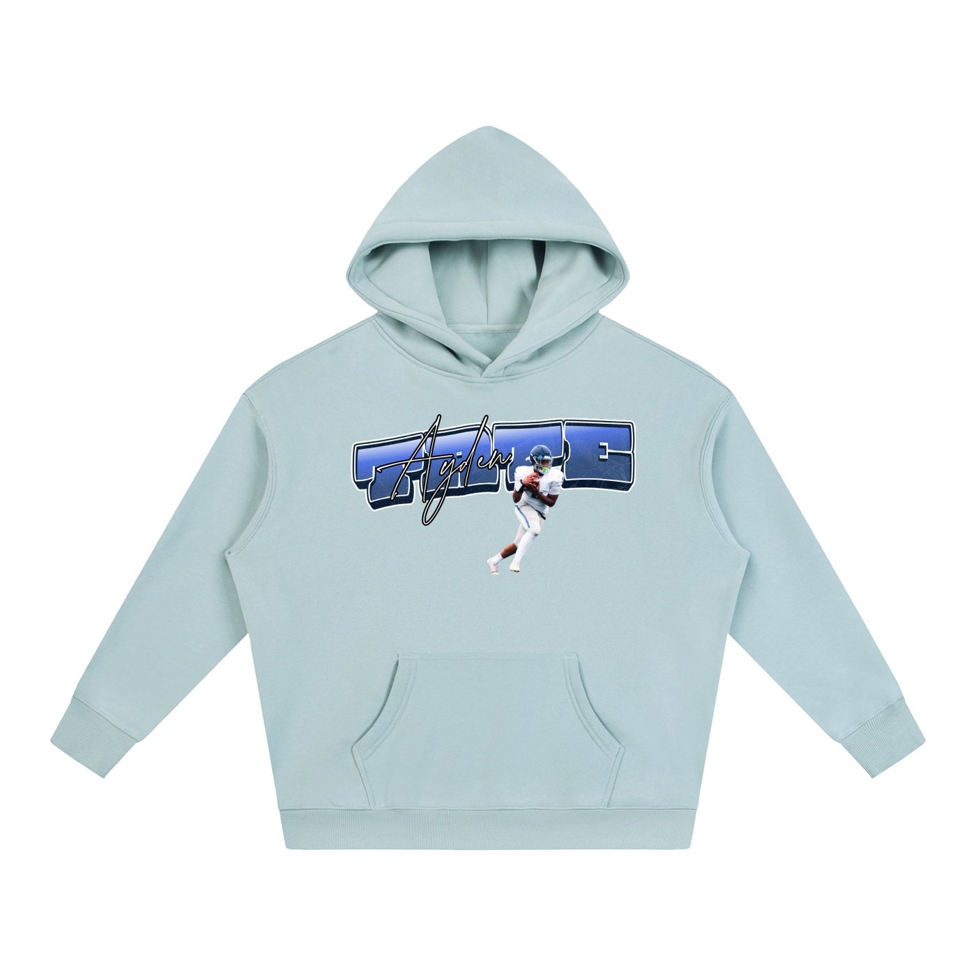 Ayden Tate Oversize Fleeced Hoodie - Image 3