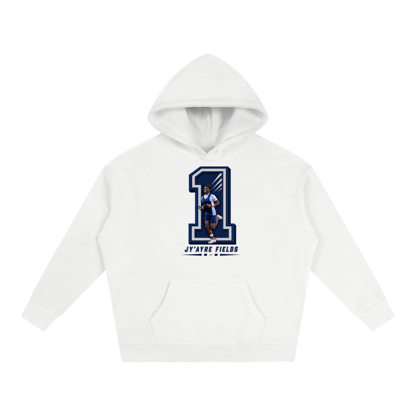 Jy'ayre Fields Oversize Fleeced Hoodie - Image 2
