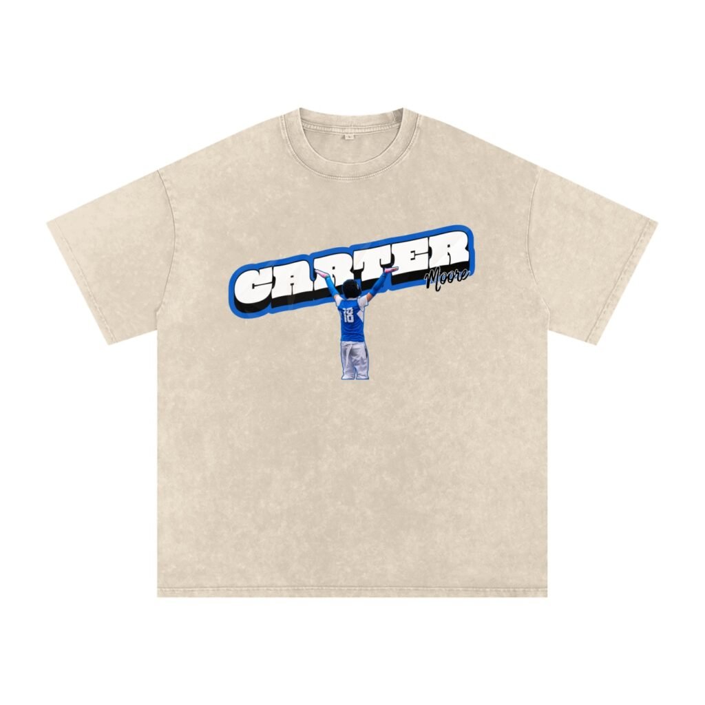 Carter Moore Snow Washed Oversized TEE