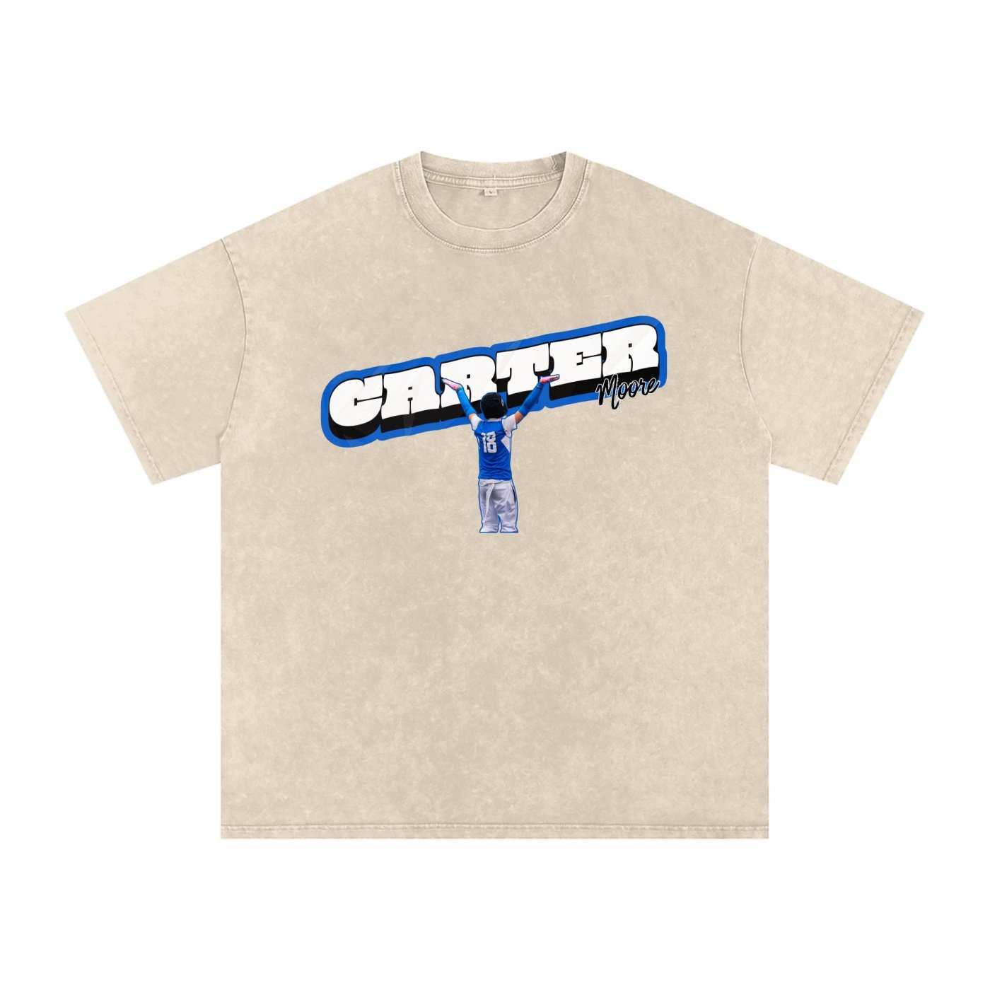Carter Moore Snow Washed Oversized TEE - Image 2
