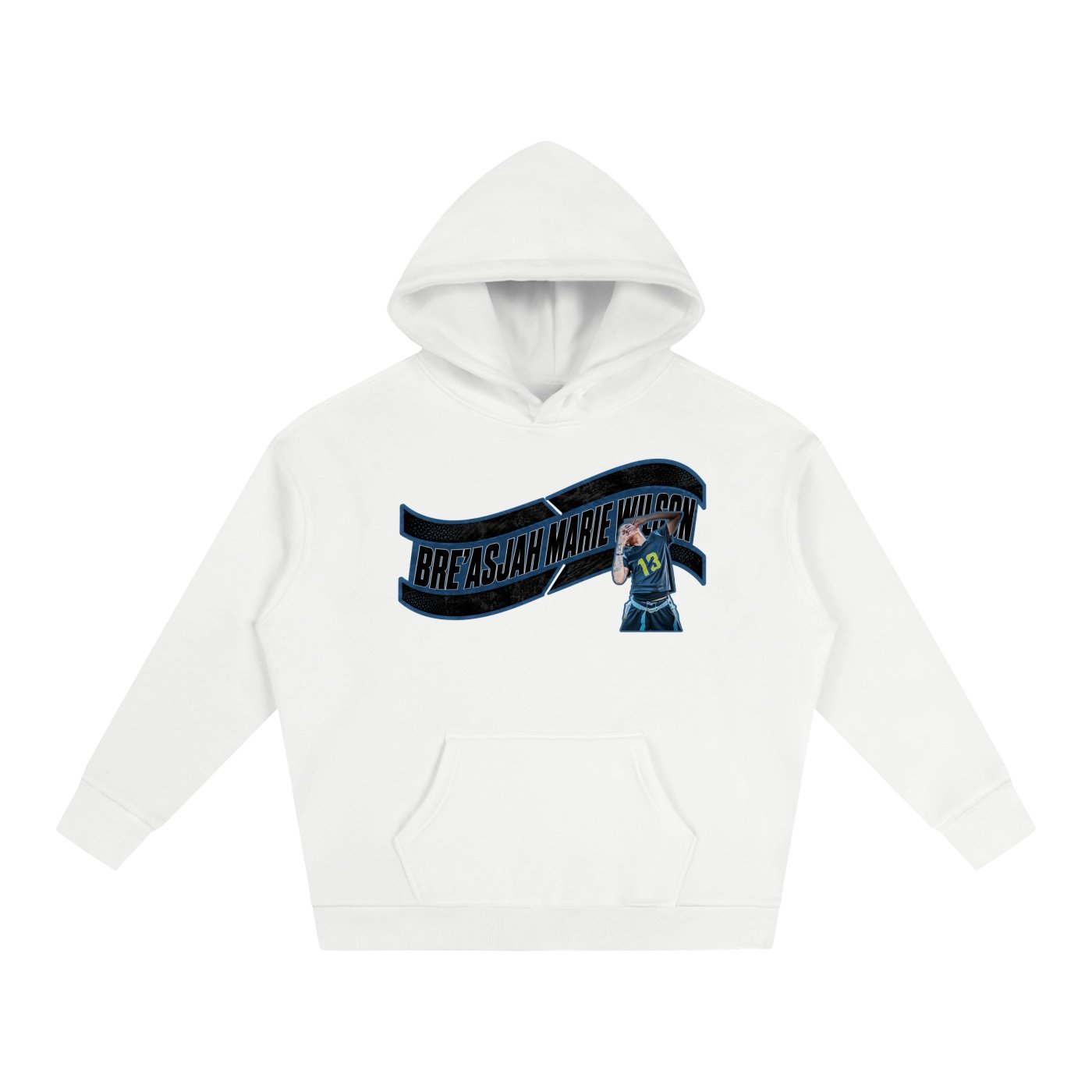 Bre'asjah Oversize Fleeced Hoodie - Image 2