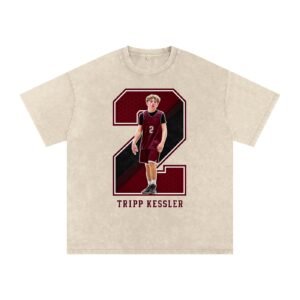 Tripp Kessler Snow Washed Oversized TEE - Image 2