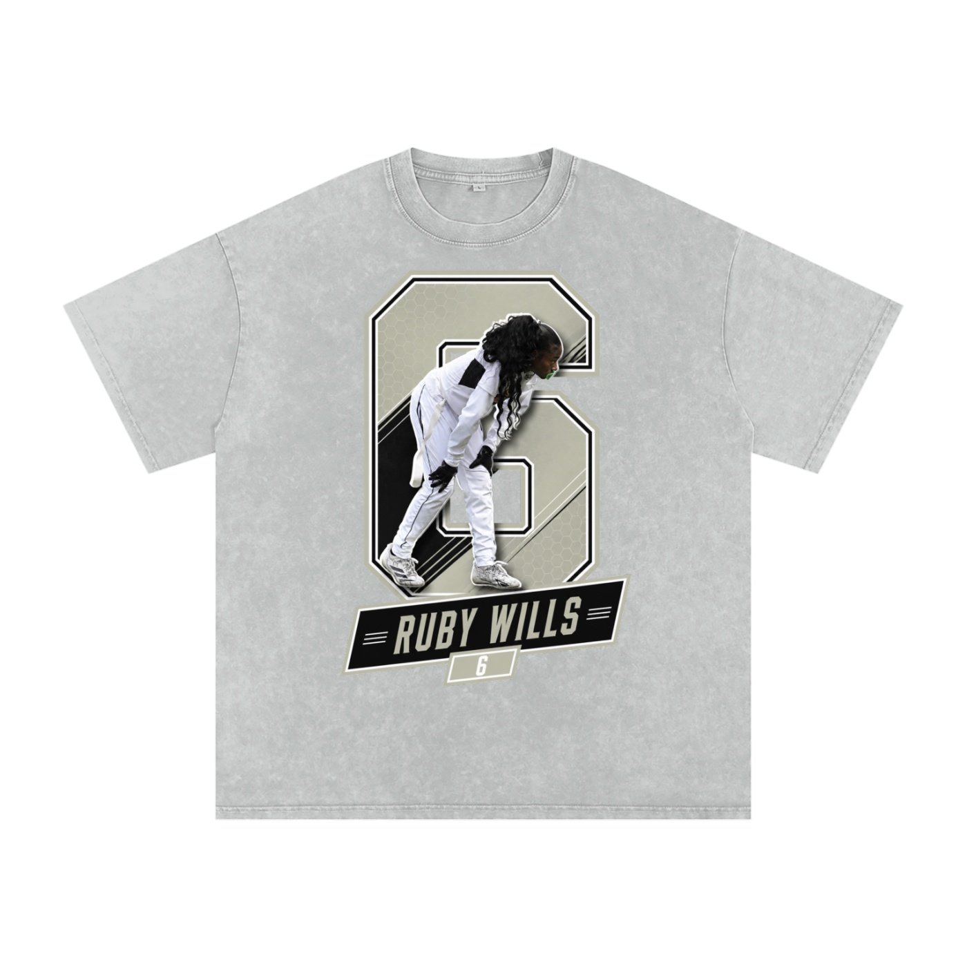 Ruby wills  Snow Washed Oversized TEE - Image 3