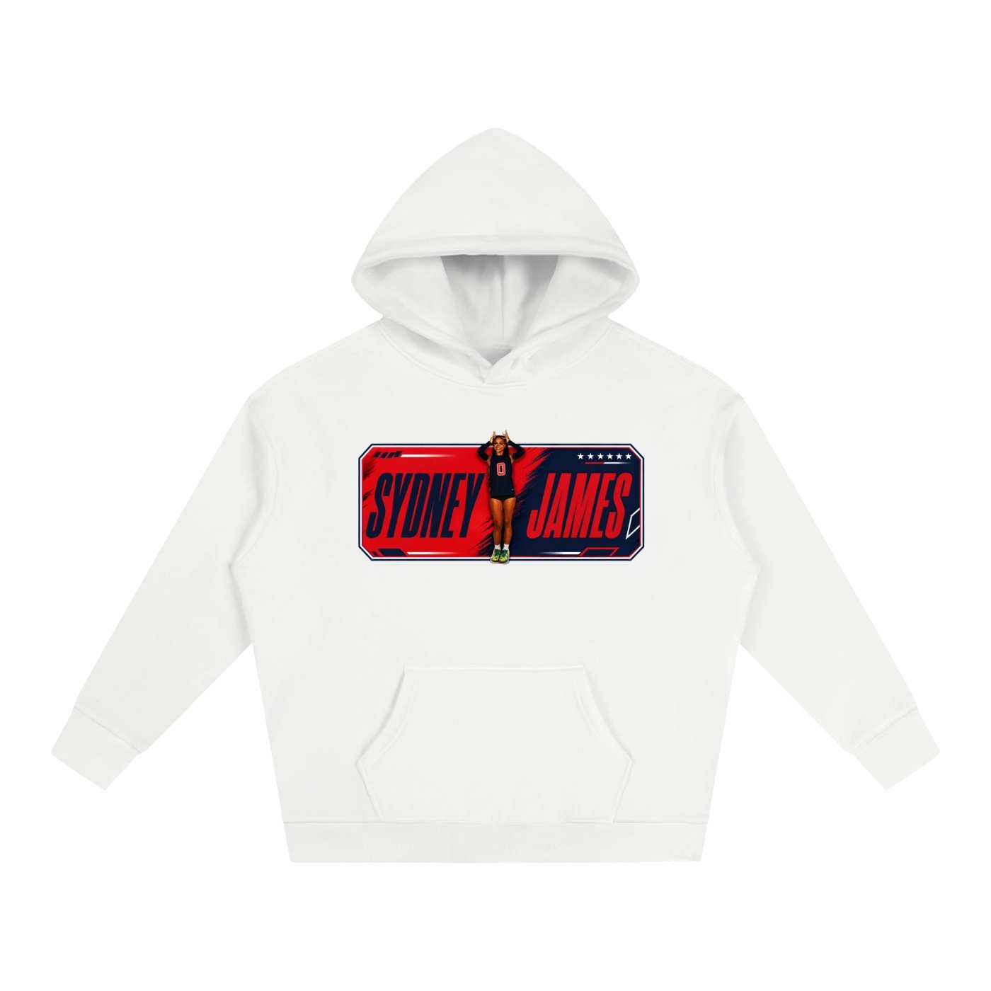 Sydney James Oversize Fleeced Hoodie - Image 2