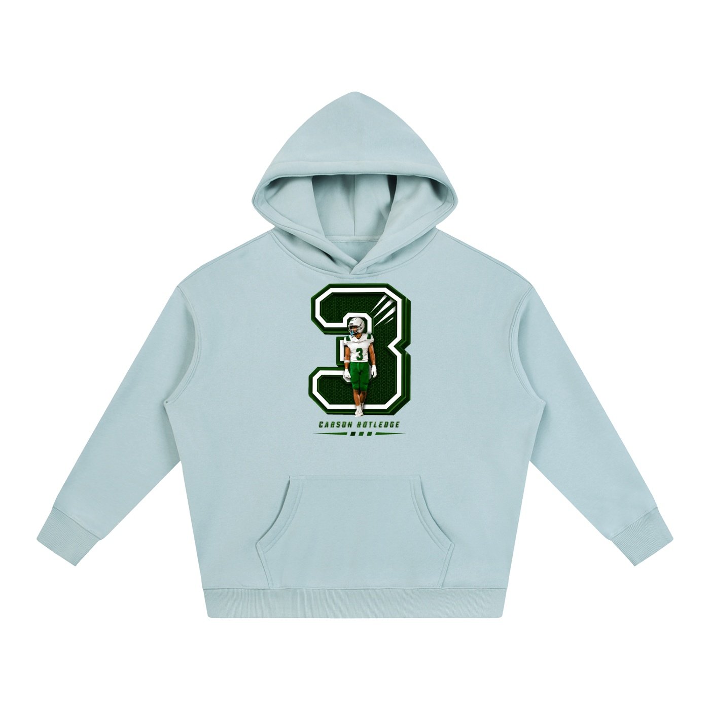 Carson Rutledge Oversize Fleeced Hoodie - Image 3