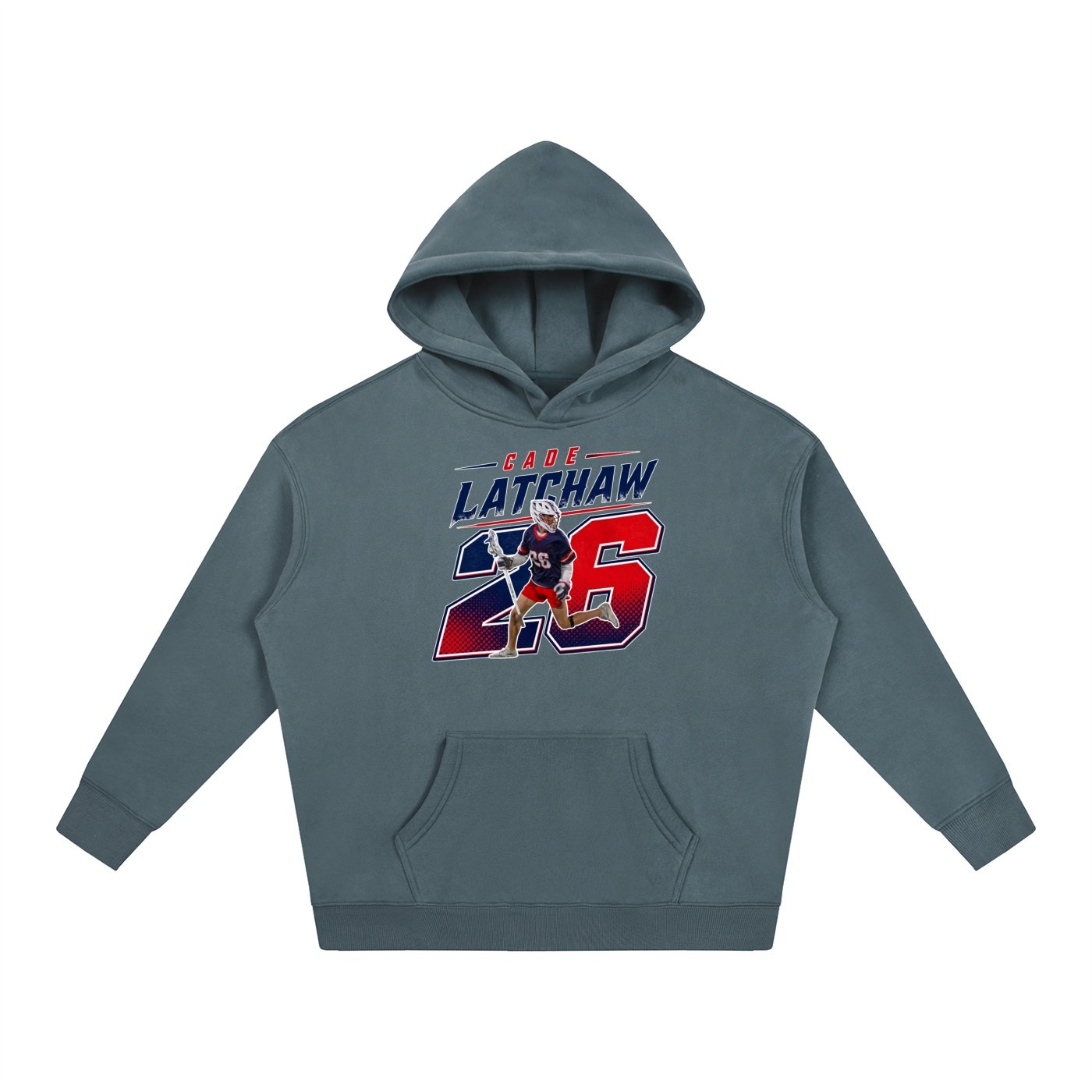 Cade Latchaw Oversize Fleeced Hoodie - Image 4