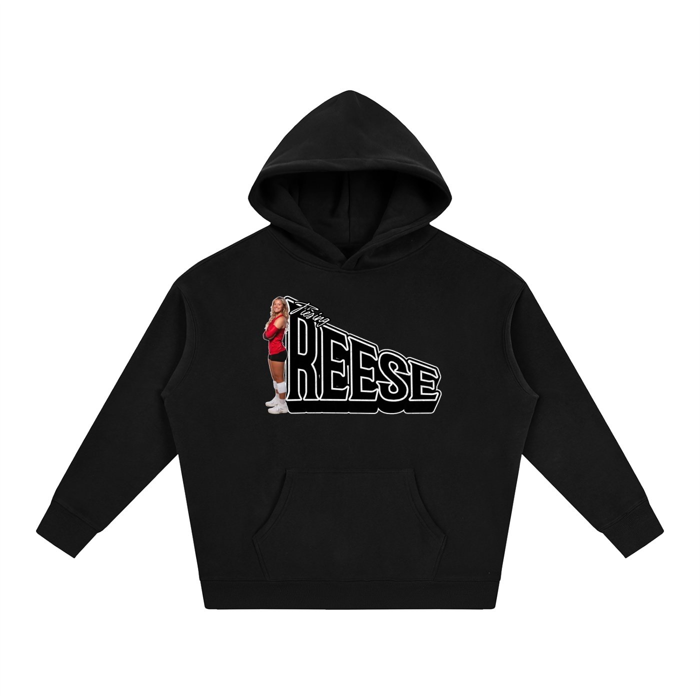 Reese Tiesing Oversize Fleeced Hoodie - Image 1