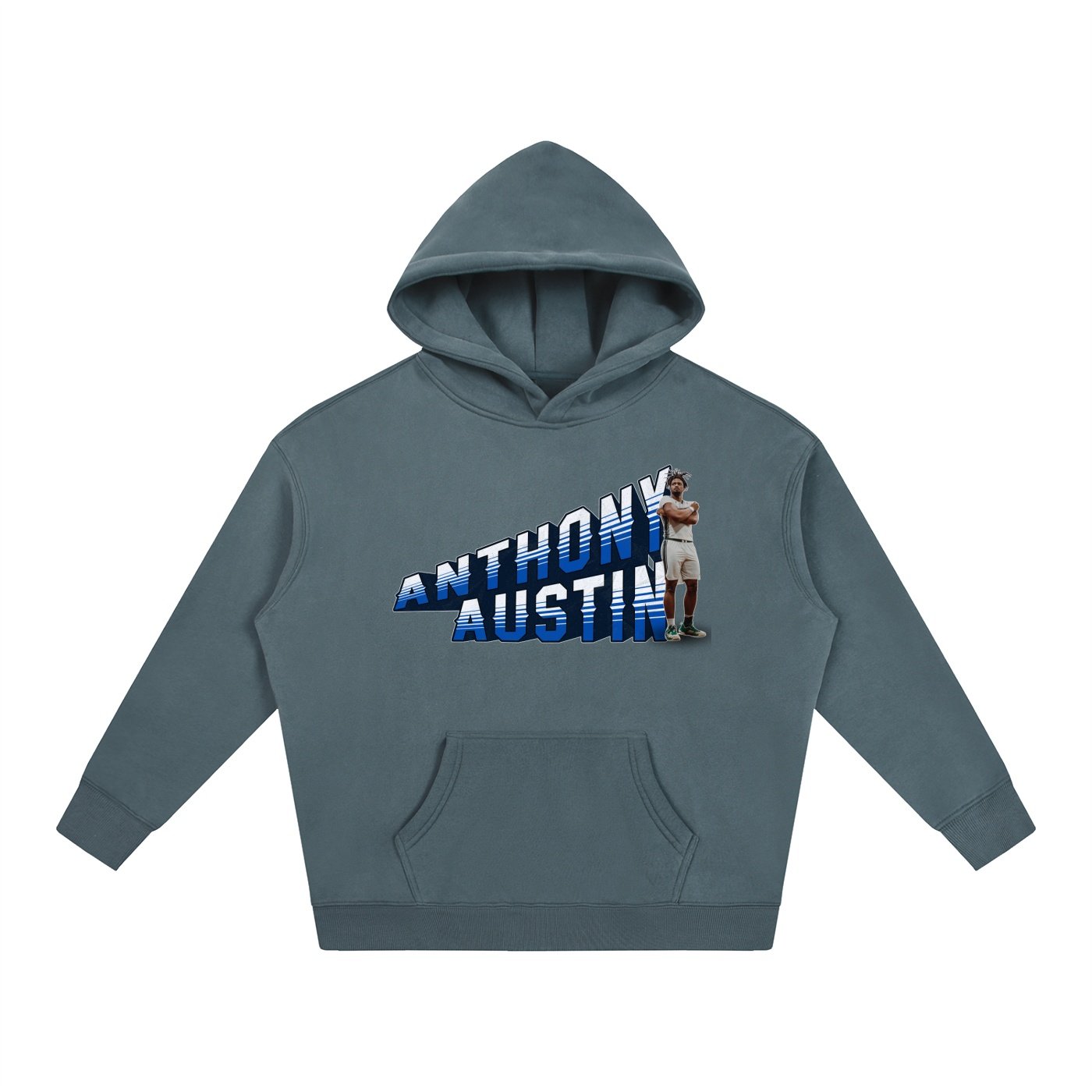 Anthony Austin Oversize Fleeced Hoodie - Image 4