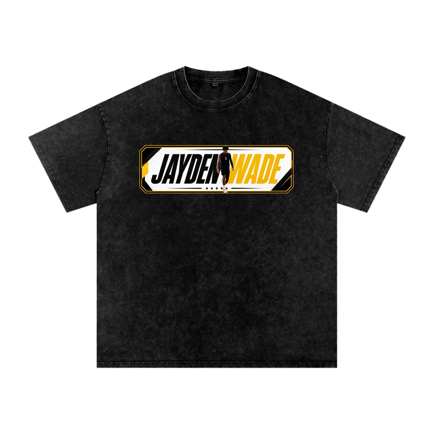 Jayden Wade Snow Washed Oversized TEE - Image 1