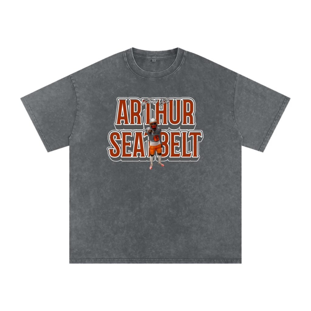 Arthur Seatbelt Jones Snow Washed Oversized TEE