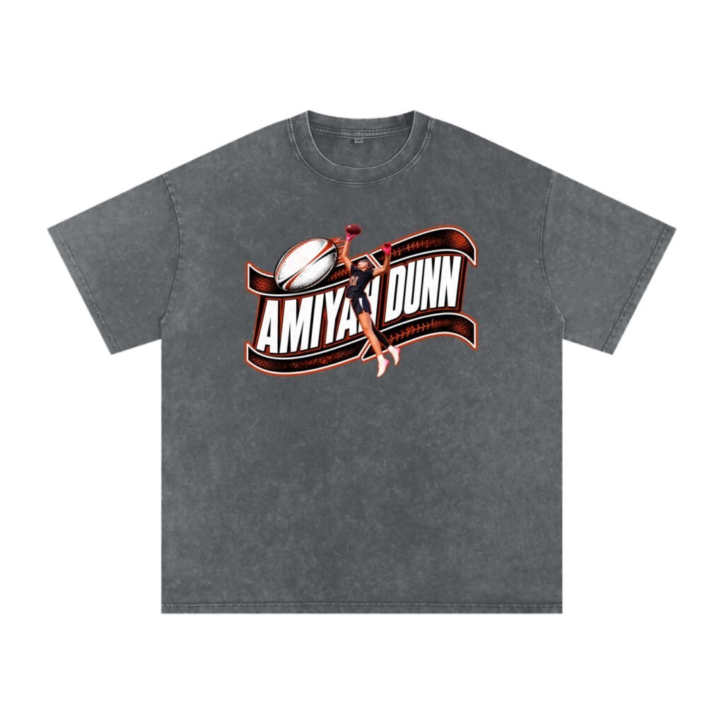 Amiyah Dunn Snow Washed Oversized TEE