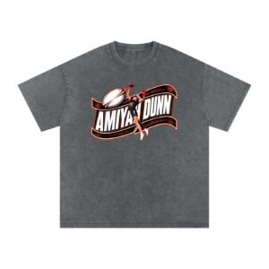 Amiyah Dunn Snow Washed Oversized TEE - Image 4