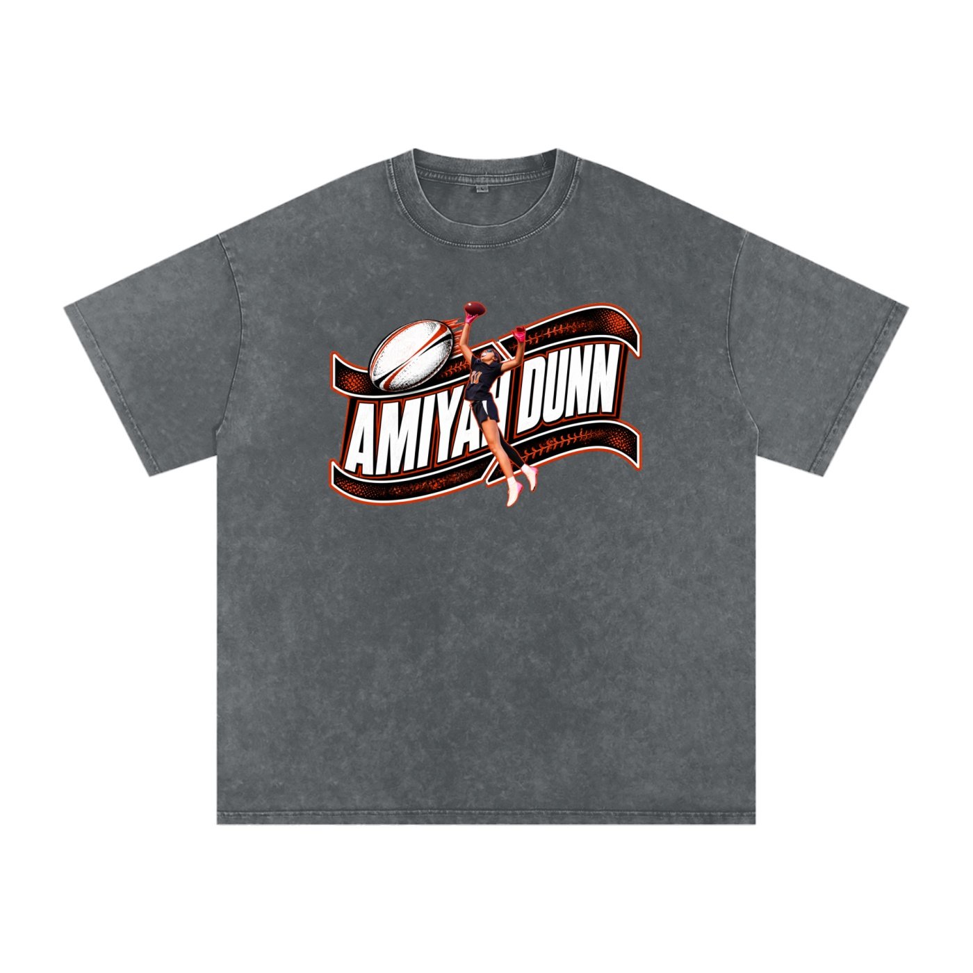 Amiyah Dunn Snow Washed Oversized TEE - Image 4