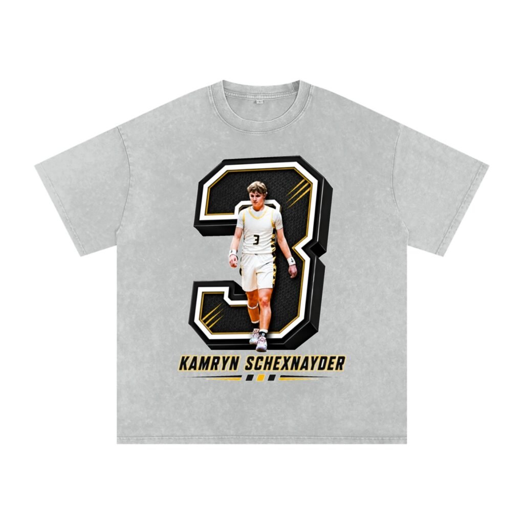Kamryn Schexnayder Snow Washed Oversized TEE
