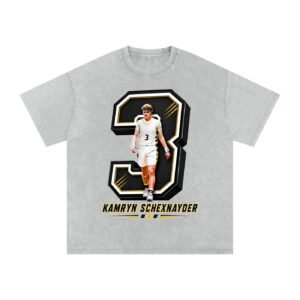 Kamryn Schexnayder Snow Washed Oversized TEE - Image 3