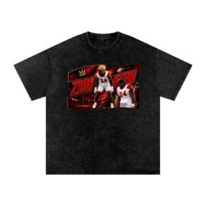 Zion Ntemi Snow Washed Oversized TEE - Image 1