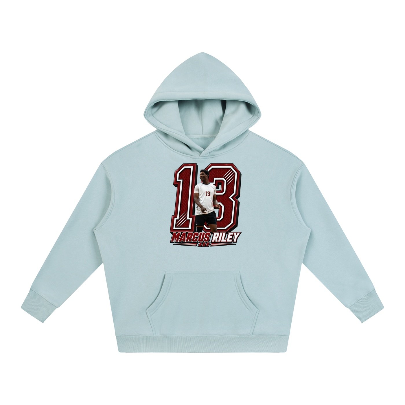 Marcus Riley Oversize Fleeced Hoodie - Image 3