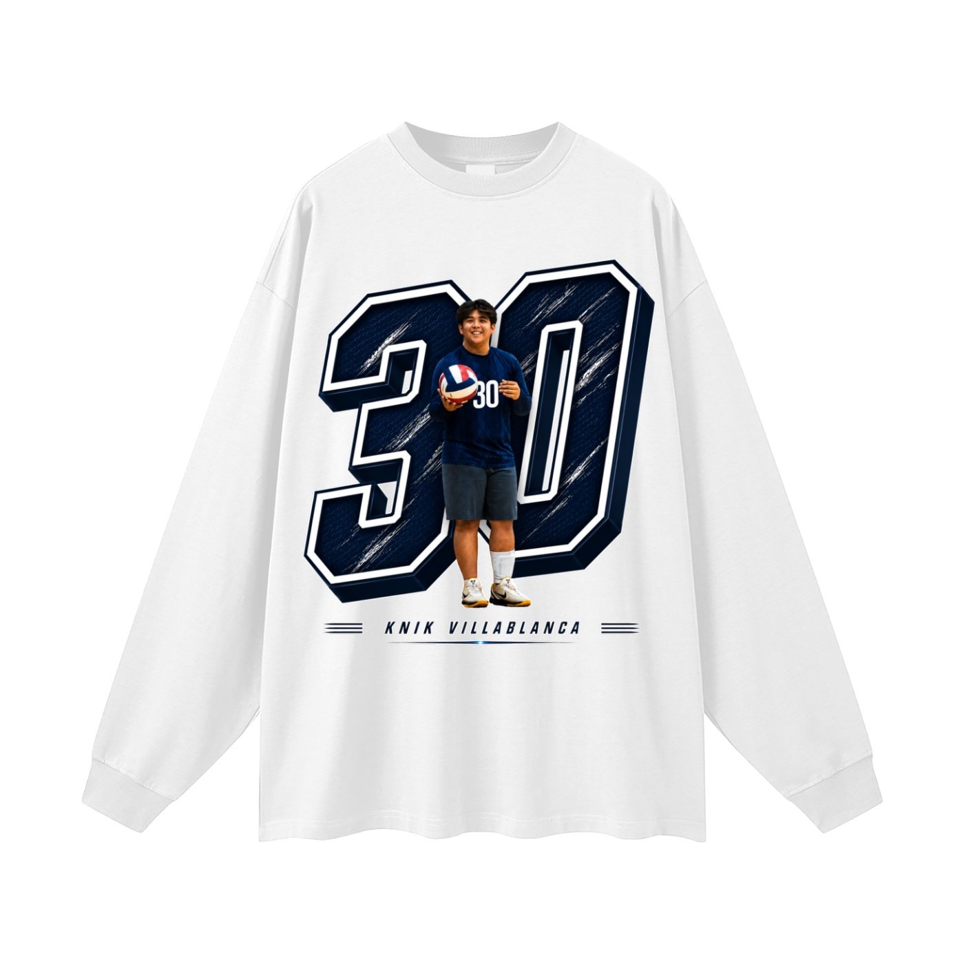Knik Villablanca Jr Unisex Long Sleeve T-Shirt - Image 2