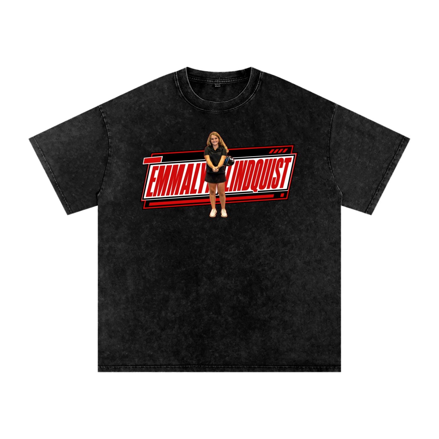 Emmalyn Lindquist  Snow Washed Oversized TEE - Image 1
