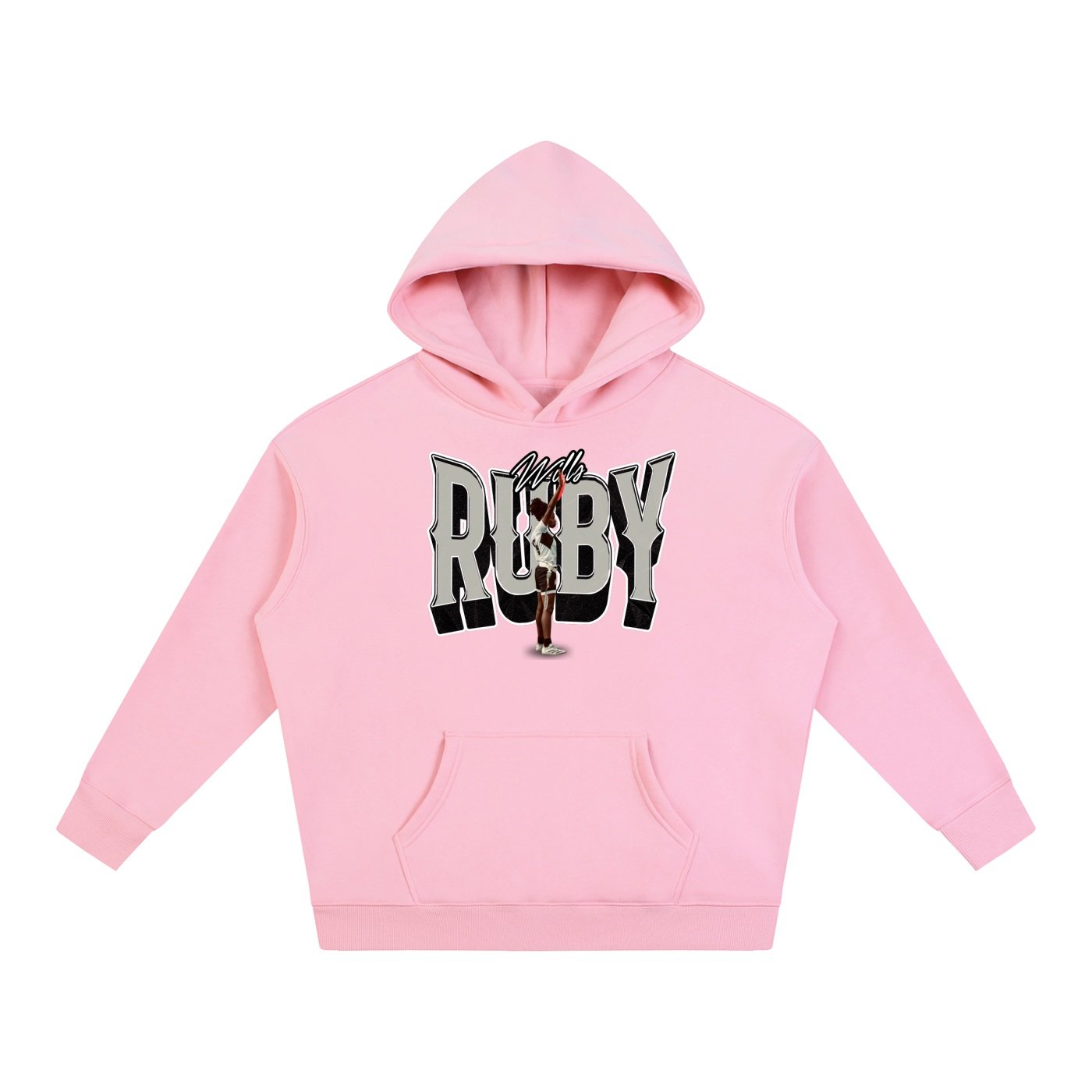 Ruby wills Oversize Fleeced Hoodie - Image 5