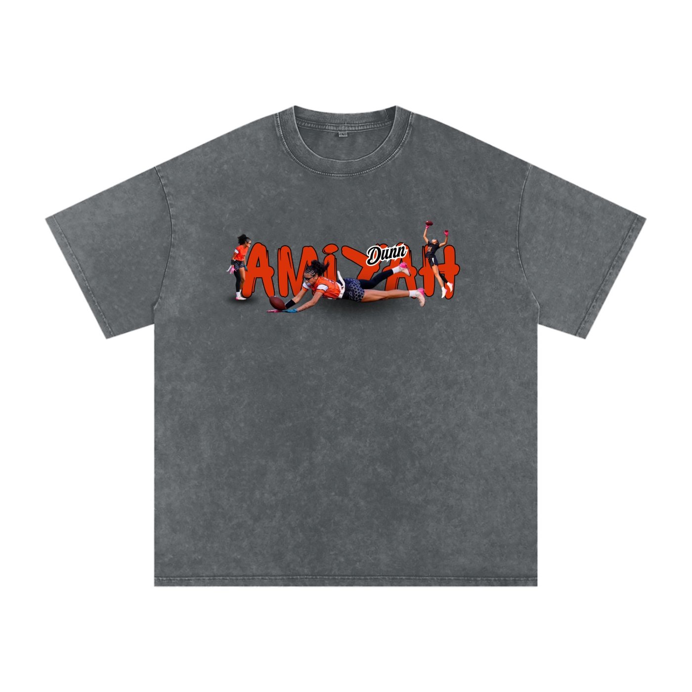 Amiyah Dunn Snow Washed Oversized TEE - Image 4