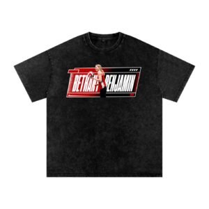 Bethany Benjamin Snow Washed Oversized TEE - Image 1