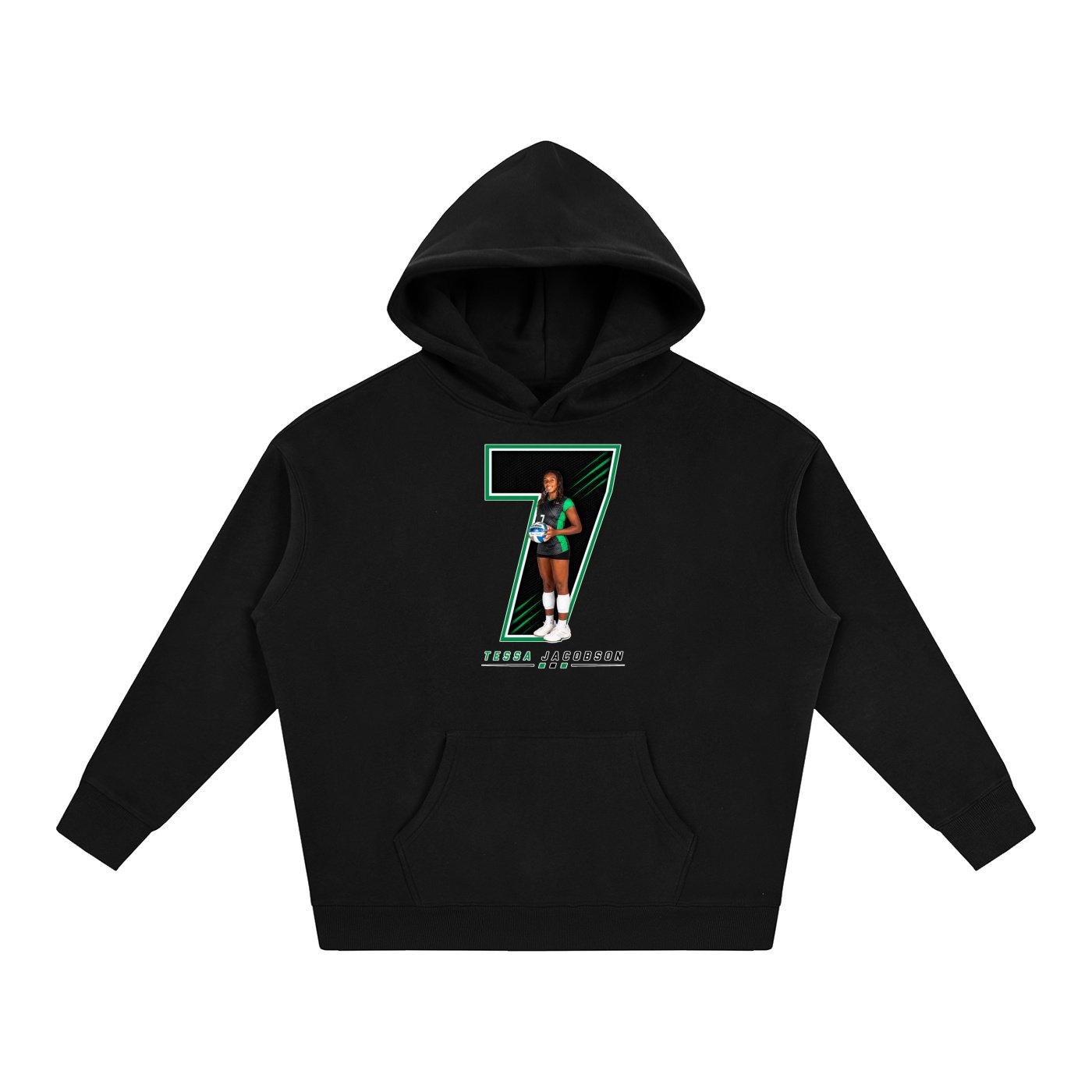 Tessa Jacobson Oversize Fleeced Hoodie - Image 1