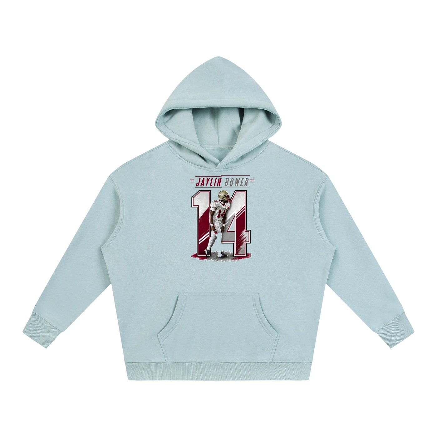 Jaylin Bower Oversize Fleeced Hoodie - Image 3